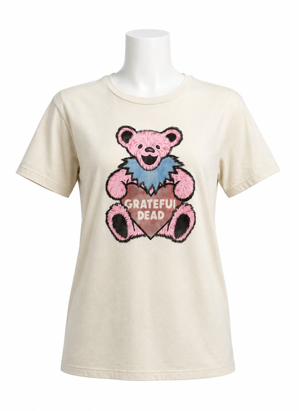 Lucky Brand Grateful Dead Valentine Bear Boyfriend Tee - NWT - Size M